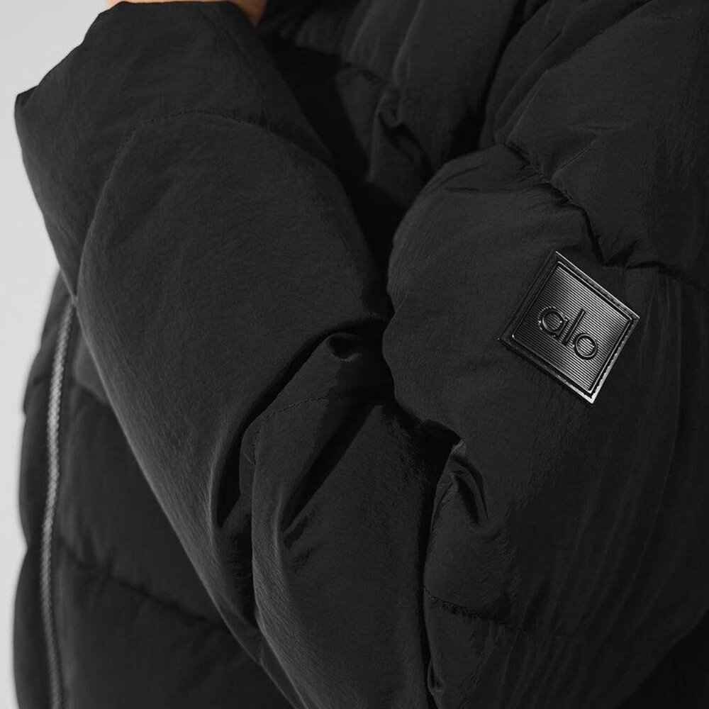 Alo Yoga Black Women's Glacier Puffer - Picture 8 of 8